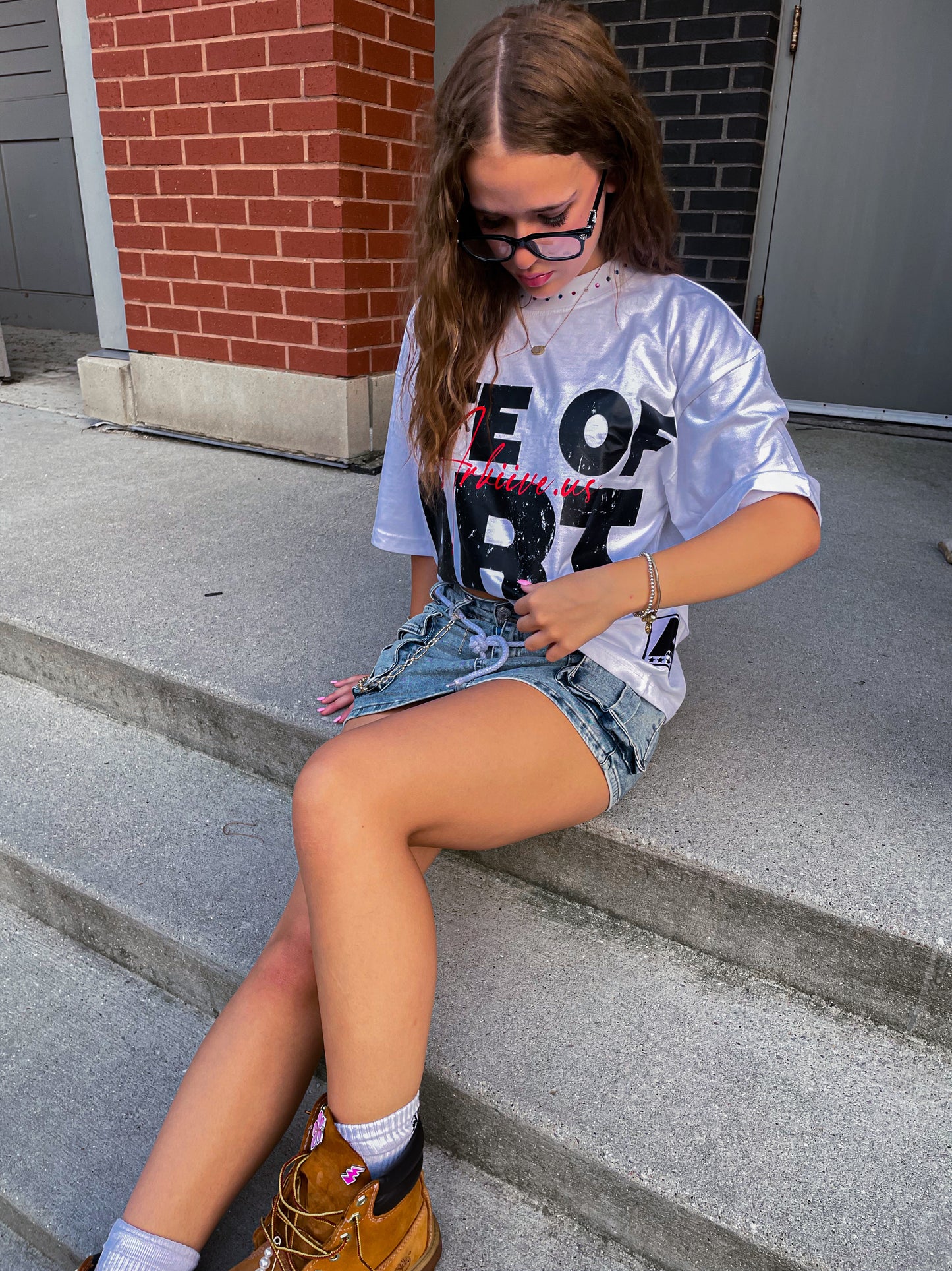 'LIFE OF ART' BOXY TEE
